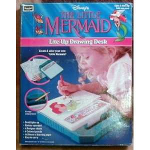  Disney Little Mermaid Battery Operated Lite Up Drawing 