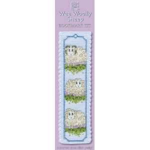   Wee Woolly Sheep Counted Cross Stitch Bookmark Kit: Toys & Games