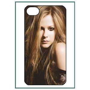  Avril Lavigne iPhone 4 iPhone4 Black Designer Hard Case 