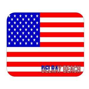  US Flag   Delray Beach, Florida (FL) Mouse Pad 