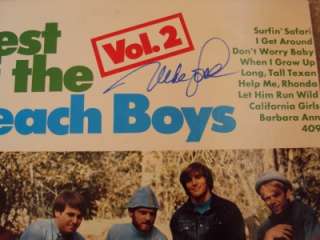 The Beach Boys Mike Love Signed Autographed LP Record W/COA  