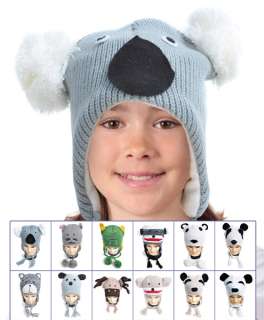 Hat imals Plush Knit Animal Winter Hats (Collection 3) (KNITHATC 