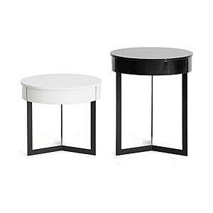  Baxton Studio Jurra Modern Side Table Set: Furniture 
