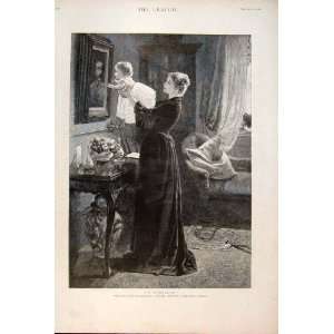   Memoriam Dicksee Lady Baby Royal Academy Fine Art 1891: Home & Kitchen
