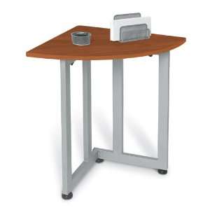  Quarter Round Table/Telephone Stand Laminate Cherry   OFM 