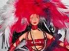 OOAK Asian Maroon Mardi Gras Las Vegas Showgirl Barbie Custom Artist 