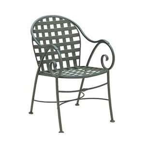   Barrel Dining Arm Chair   Wrought Iron Patio Furniture Patio, Lawn