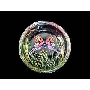  Butterfly Meadow Design   Coaster   3.75 inch diameter 