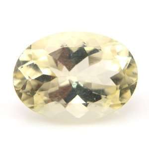 Natural Yellow Beryl Loose Gemstone Oval Cut 5.50cts 14*10mm VS Grade 
