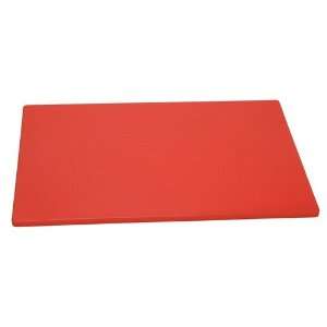  Red NSF Certified Polyethylene Cutting Board   12 X 18 