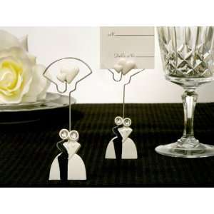  Wedding Favors Bride and Groom Place Card Holders (Set of 