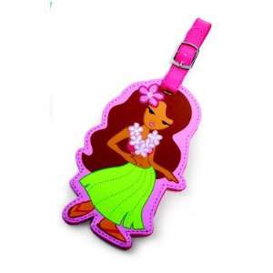  Russ Berrie Hula Girl Luggage Tag Toys & Games