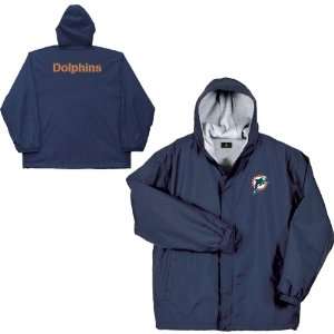 Reebok Miami Dolphins Mens Legacy Jacket Extra Large 
