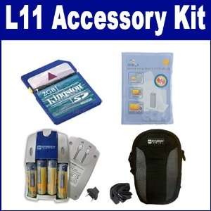  Nikon Coolpix L11 Digital Camera Accessory Kit includes 