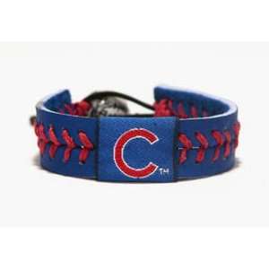   Gamewear MLB Leather Wrist Bands   Cubs Team Colors: Sports & Outdoors