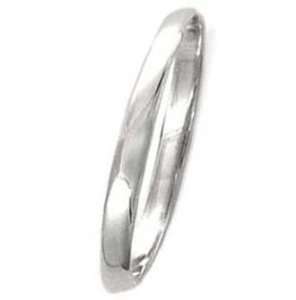  High Polished Sterling Silver 2mm Wedding Band Jewelry