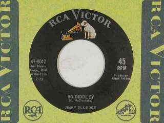 JIMMY ELLEDGE rock 45 BO DIDDLEY / DIAMONDS ~ RCA VG+ to VG++  
