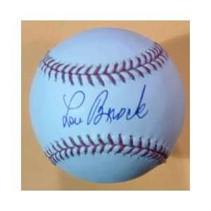 Lou Brock Autographed Baseball:  Sports & Outdoors