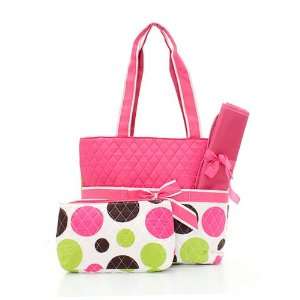  Quilted Polka Dot Diaper Bag Hp: Everything Else