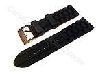 Fossil 23mm Black Resin Watch Strap For Fossil Watch Model FS4487