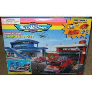    Micro Machines Emergency City Hiways & Byways Playset Toys & Games