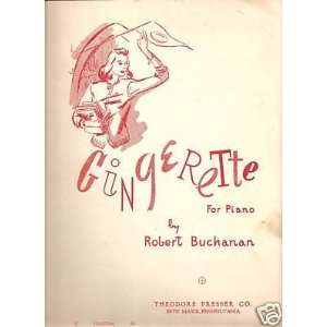  Sheet Music Gingerette Robert Buchanan 22 