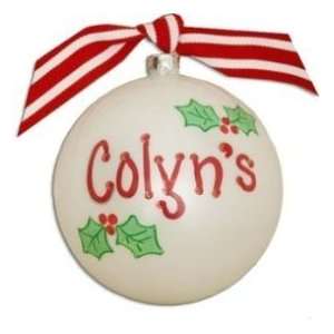  Holly Christmas Ball Ornament: Home & Kitchen