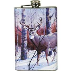  Rivers Edge Products 9 Ounce Deer Scene Flask Sports 
