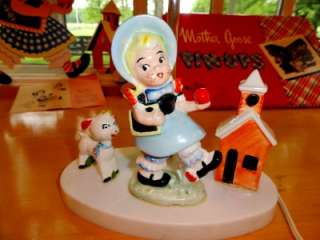 Vtg~DOLLY TOY CO~Nursery Rhyme~Baby~Child~LAMP & WALL DECOR~PIN UPs 