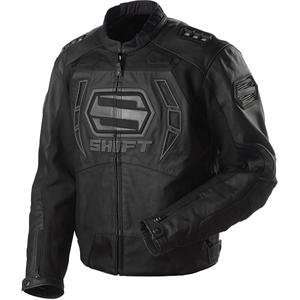  Shift Racing Octane Leather Jacket   2X Large/Matte Black 
