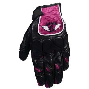  Joe Rocket Yamaha Luv Ladies Motorcycle Gloves Pink/Black 
