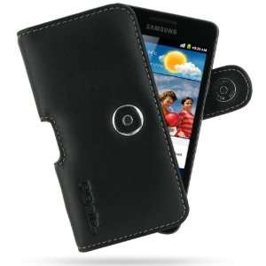  PDair P01 Black Leather Case for Samsung Galaxy S II GT 