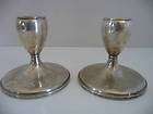Hirsh MHF Sterling Silver Weighed Candlestick Holders