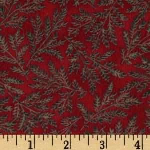  44 Wide Yours Truly Holiday Flannel Fern Ruby Pine 