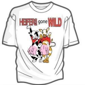  Heifers Gone Wild Funny Mens T shirt 