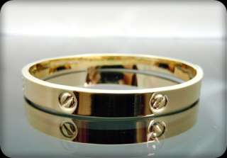 Designer Inspired Modern Cult Simple Bracelet Gold GP  