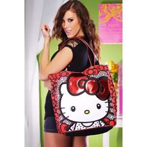  Loungefly Hello Kitty FACE Purse Tote Bag: Everything Else