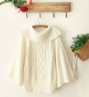New oversize urban people white knit sweater M/L free earrings  
