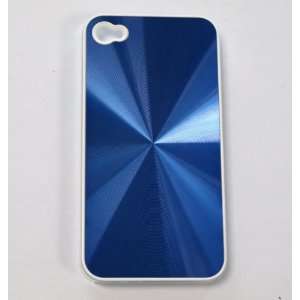  Slim fit hard shell plastic case for iPhone 4 (Blue 