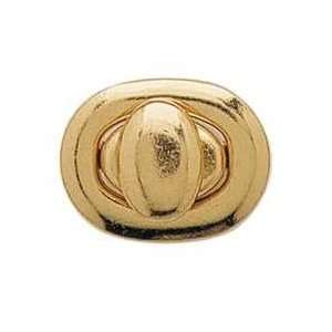  Bag Clasp Small Oval Brass Plated: Arts, Crafts & Sewing