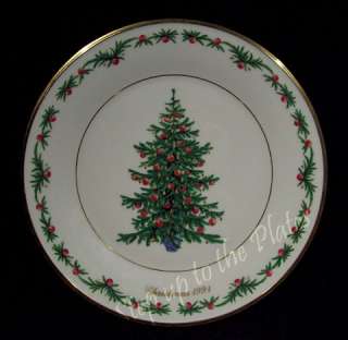 Lenox China Christmas Trees Around the World 1991 Germany Plate 1st 