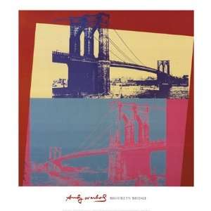  Brooklyn Bridge, 1983 Finest LAMINATED Print Andy Warhol 