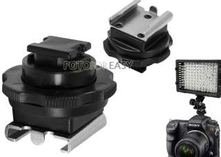 Mini Hot Shoe Mount Adapter for Sony DV Camcorders LED  