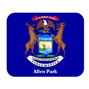   US State Flag   Allen Park, Michigan (MI) Mouse Pad 