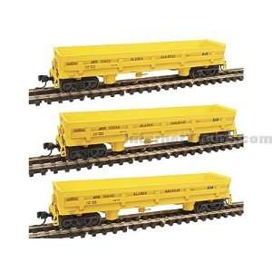  Walthers N Scale Ready to Run Difco Dump Car 3 Pack 