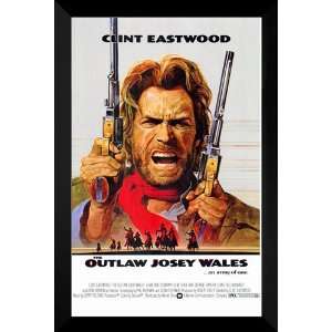  Outlaw Josey Wales FRAMED 27x40 Movie Poster