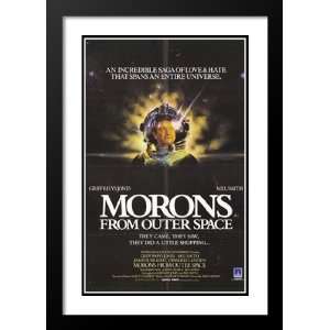  Morons From Outer Space 32x45 Framed and Double Matted 