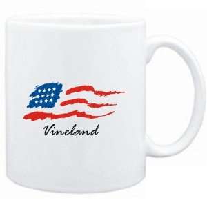  Mug White  Vineland   US Flag  Usa Cities Sports 
