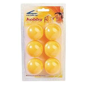  Cornilleau Hobby 40mm Orange Table Tennis Balls 6 Pack 