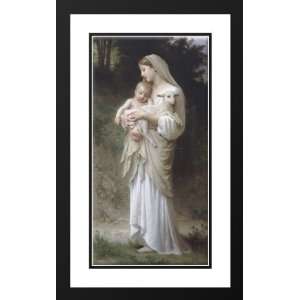 Bouguereau, William Adolphe 24x40 Framed and Double Matted Innocence 